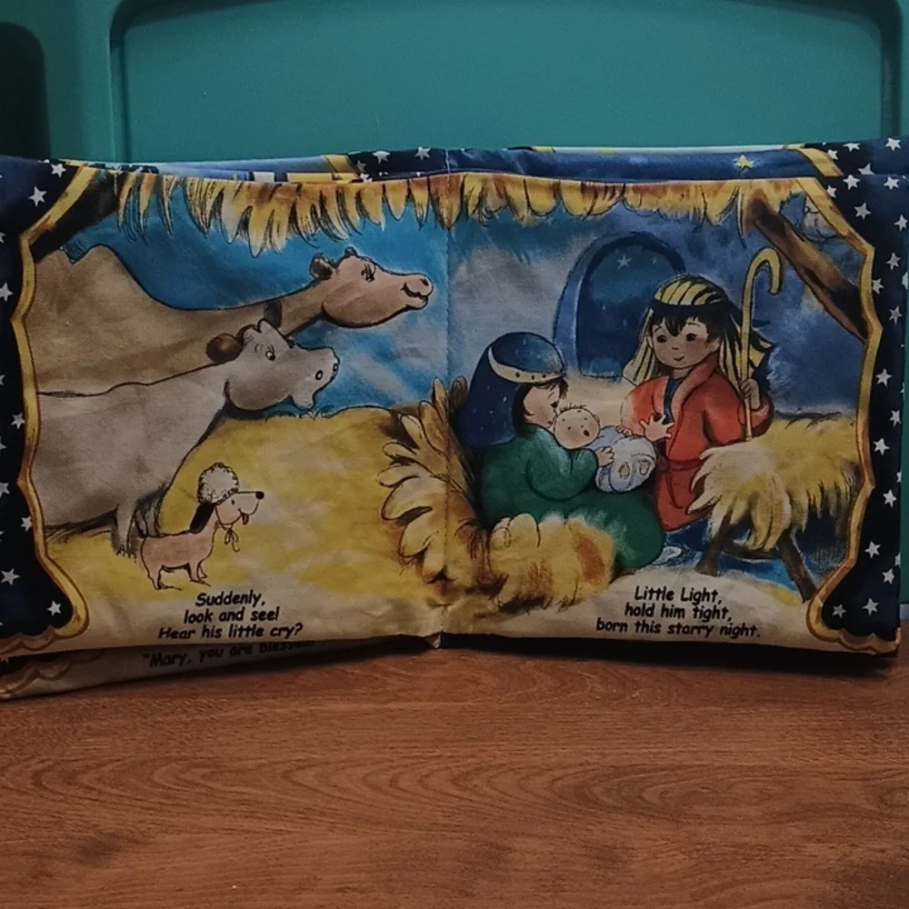 NWT Soft Cloth Childrens Books ,2 pack Hand Crafted
